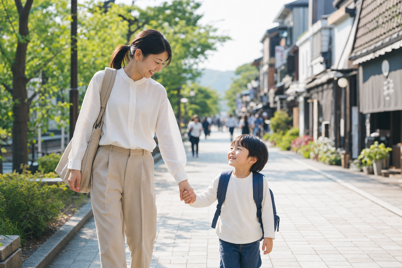 登下校中の子ども